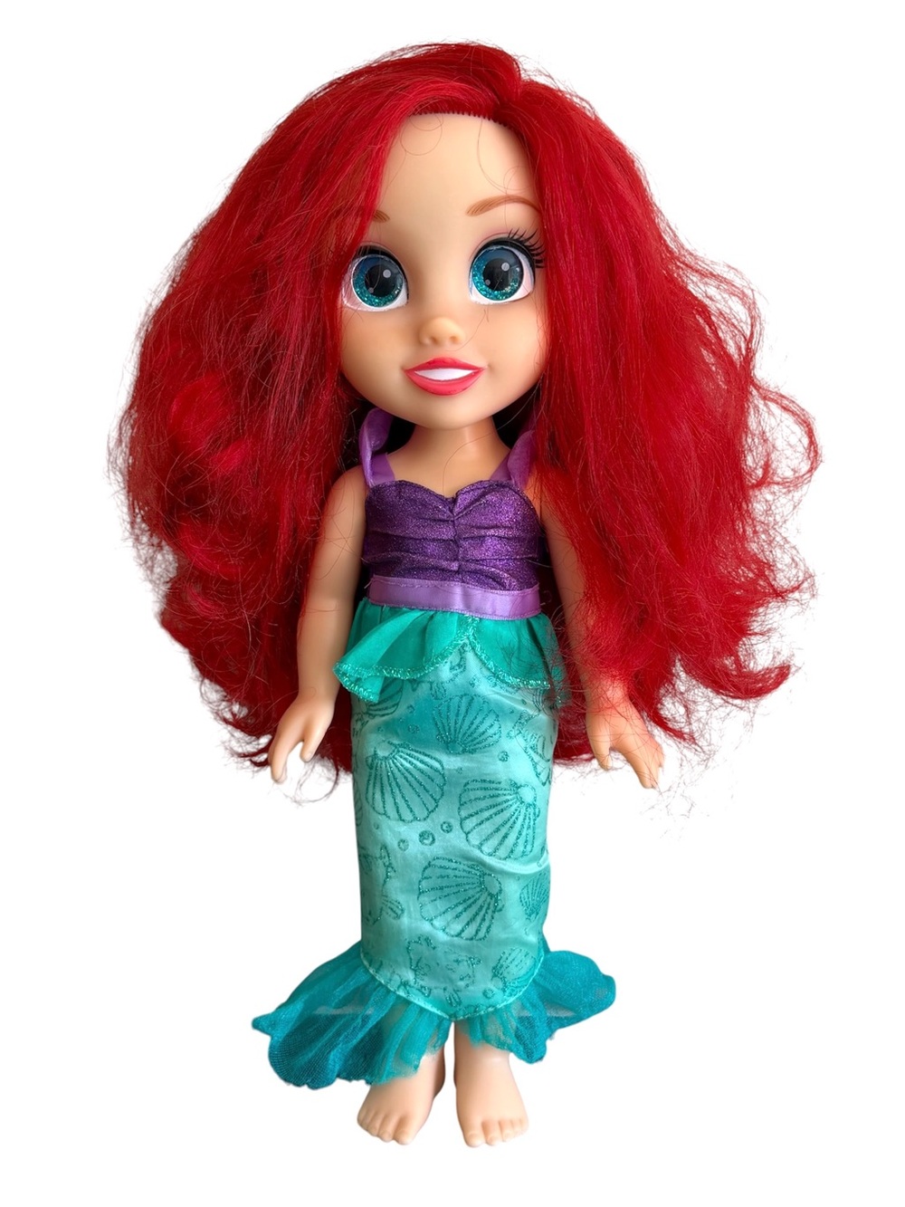 Disney Princess Ariel Mermaid Doll Toddler 13 Inch Size Jakks Pacific